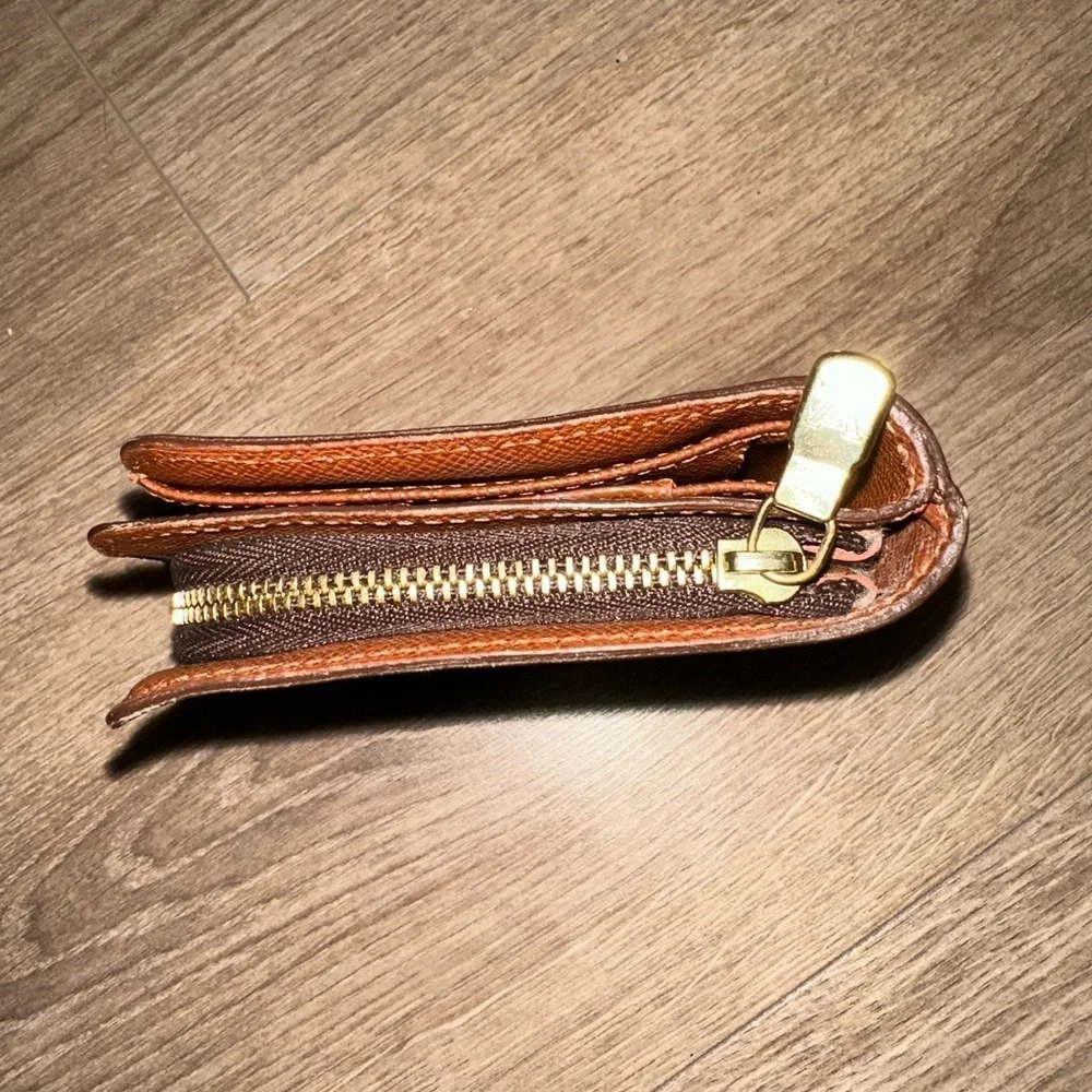 Louis Vuitton Brown and Gold Monogram Wallet